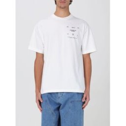 Obey T-shirt in cotone con logo Bianco Taglia XL