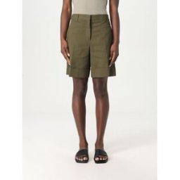 Jil Sander Pantaloncino in lino Verde Taglia 36