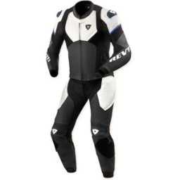 Rev'it Tuta In Pelle Divisa Revit Combi Beta 2 Nero Grigio Chiaro UOMO 54