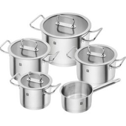 Set di pentole per induzione in acciaio inox linea ZWILLING Pro, 5 pezzi