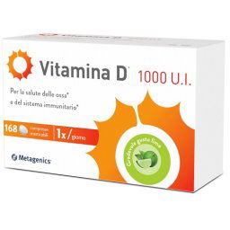 Vitamina D 1000 UI Metagenics 168 Compresse Masticabili