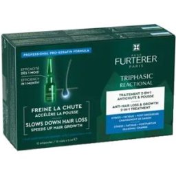 RENE FURTERER (PIERRE FABRE) TRIPHASIC REACTIONAL TRATTAMENTO CONTRO LA CADUTA COFFRET 12AMPOLLE