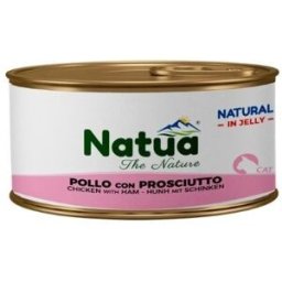 NATUA Cat Natural Classic Jelly Pollo con Prosciutto Lattina 85g