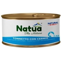 NATUA Cat Natural Classic Jelly Tonnetto con Cernia Lattina 85g