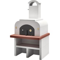 Palazzetti Easy Medium con basamento - Forno a legna da esterno - Con camera 77x65