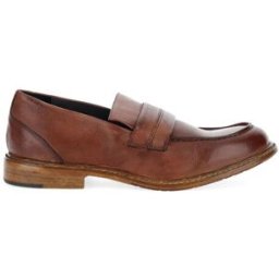 ERNESTO DOLANI Mocassini in pelle TABACCO 41