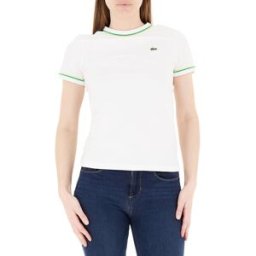 Lacoste T-shirt girocollo BIANCO 42