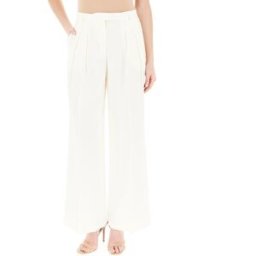 PATRIZIA PEPE Pantalone Wide Leg AVORIO 38