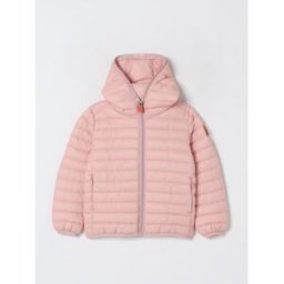 Save The Duck Piumino con cappuccio e logo Rosa Taglia 14