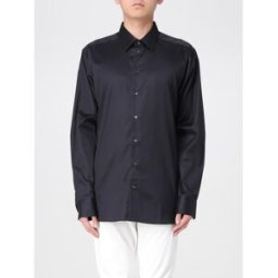 Emporio Armani Camicia classica in popeline Nero Taglia 17