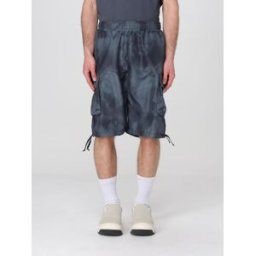 Disclaimer Pantaloncino in tessuto tecnico Nero Taglia L
