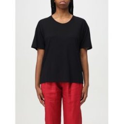 Studio T-shirt Ezra in viscosa e lana Nero Taglia M