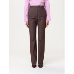 Max Mara Pantalone in cotone Marrone Taglia 44