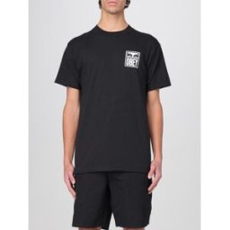 Obey T-shirt in cotone con logo Nero Taglia XL