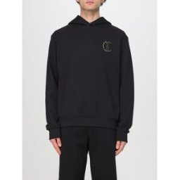 Just Cavalli Felpa con cappuccio e monogramma Nero Taglia L