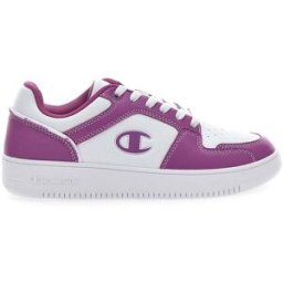 Sneakers Bianche e Viola Con Logo Laterale Champion RD18 2 LOW 40