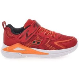 Sneakers Rosse Con Luci Colorate e Strappo in Velcro SKECHERS S LIGHT TRI-NAMICS 25