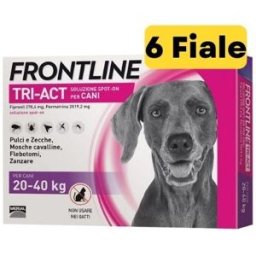 Frontline Tri-Act per Cani da 20-40Kg Confezione da 6 Fiale