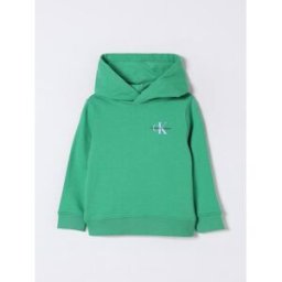 Calvin Klein Felpa con cappuccio e logo Verde Taglia 6