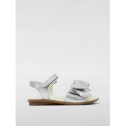 Camper Sandalo Right in pelle laminata con fiocco Grigio Taglia 28