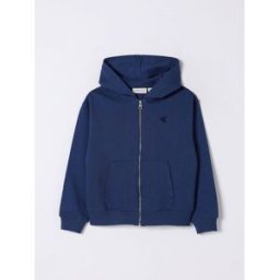 Calvin Klein Felpa con cappuccio e maxi logo Blue Taglia 8