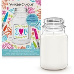 Yankee Candle Candela profumata personalizzabile con pennarelli