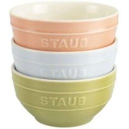 Set di ciotole Macaron in ceramica Staub colori misti, diam.12cm 3 pezzi