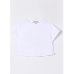 Twinset T-shirt crop con ricamo Bianco Taglia 2