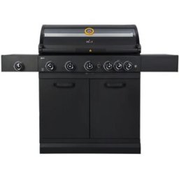 Barbecue a Metano con carrello e fornello laterale, Prime G5S 5 fuochi GRLLR
