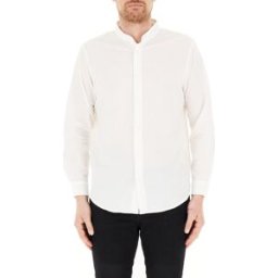 Armani Exchange Camicia alla coreana PANNA XXL