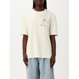 Lagerfeld T-shirt in cotone organico con stampa Bianco Taglia M