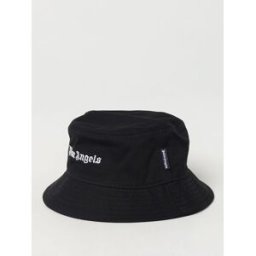 Palm Angels Cappello in cotone con logo ricamato Nero Taglia 2