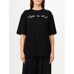 Lagerfeld T-shirt in cotone organico con stampa Nero Taglia M