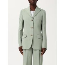 Golden Goose Blazer a monopetto in lana vergine Verde Taglia 38