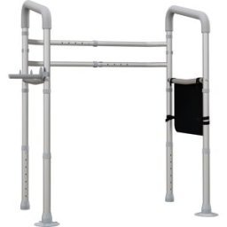 Homcom Supporto Water con Braccioli Regolabile in Altezza e Larghezza con 2 Piedini a Ventosa Aosom