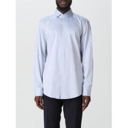 Hugo Camicia in cotone Celeste Taglia 37