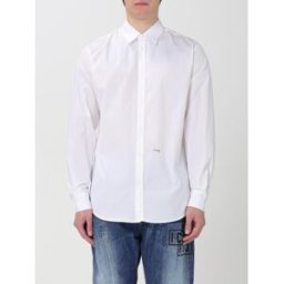 Dsquared2 Camicia di cotone Bianco Taglia 48