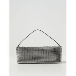Alexander Wang Borsa Heiress in nylon con cristalli all over Bianco Taglia OS