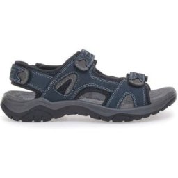 Sandali Blu in Vera Pelle con Velcro Regolabile FLY DINAMIC FD07 45