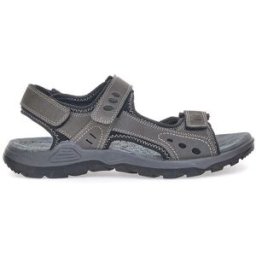 FLY DINAMIC Sandali Grigi In Vera Pelle con Strappo in Velcro Fly Dynamic FD11 43