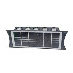 Trade Shop - Lampada Pannello Solare Da Parete Con 10 Led Impermeabili Illuminazione Esterna -