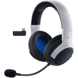 Razer KAIRA HYPERSPEED CUFFIE WIRELESS, Bianco e Nero