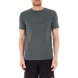 EA7 EMPORIO ARMANI T-shirt girocollo VERDE SCURO XL