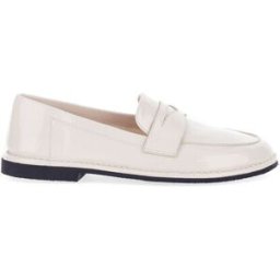 MARA BINI Mocassini in pelle AVORIO 41