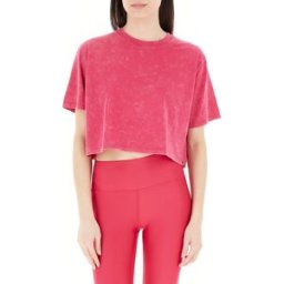 Under Armour T-shirt cropped LAMPONE SM