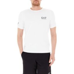 EA7 EMPORIO ARMANI T-shirt tessuto tecnico BIANCO M