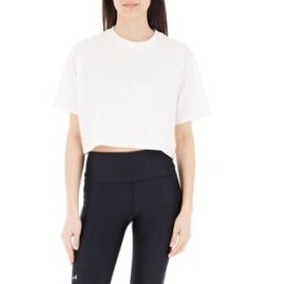 Under Armour T-shirt cropped BIANCO SM