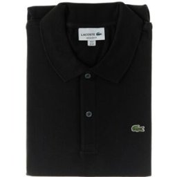 Lacoste Polo in cotone NERO 7