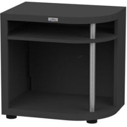 Modulo cucina rotondo a destra finitura nera, Le Marquier