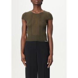 Pinko Maglia in misto cotone Verde Taglia S